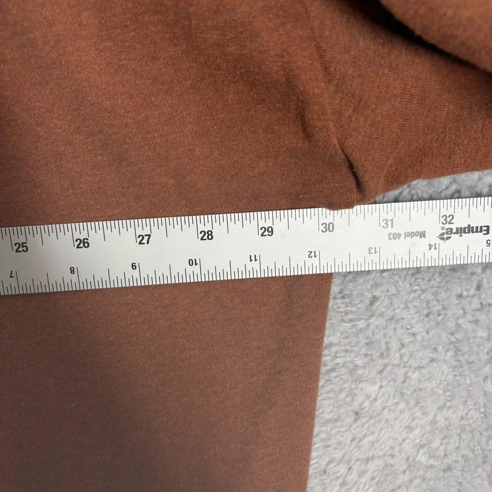 Pact Brooklyn Airplane Organic Cotton Open Front Cardigan Size XL/XXL Brown‎