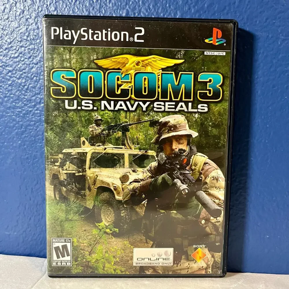 SOCOM 3:‎ U.S. Navy Seals (Sony PlayStation 2, 2005) PS2 Complete