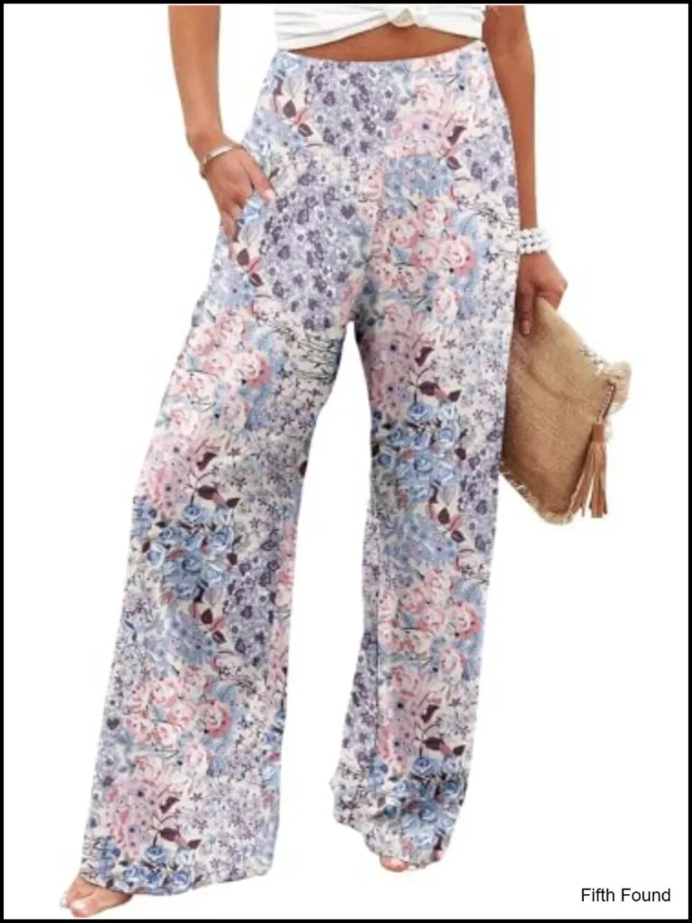 Women's Palazzo Lounge Pants Wide Leg High Waist with Pockets