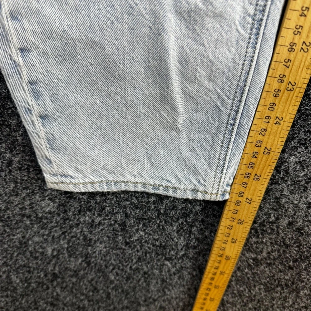 American Eagle 90s Slim Boyfriend Jeans Distressed Light Wash Denim Womens 12 L