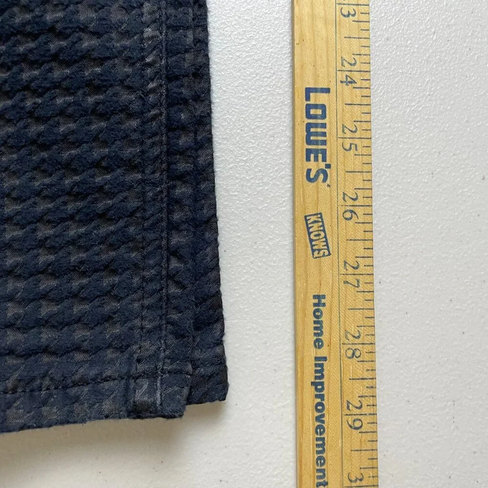 Maison Scotch Jeans Skinny Fit Houndstooth‎ Textured Durable Fabric Black W 27