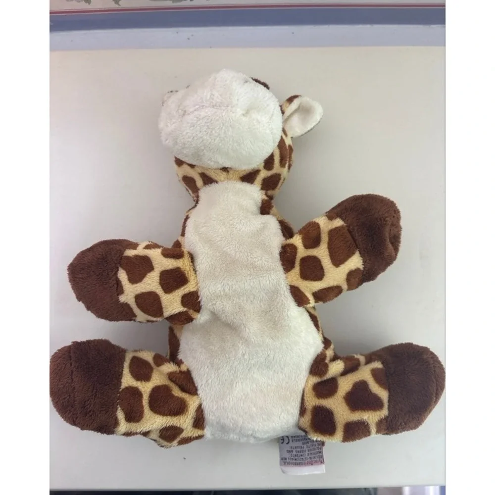Ty Pluffies Giggler Giraffe Plush Stuffed Animal Brown Tan 2010 TyLux 10 inch
