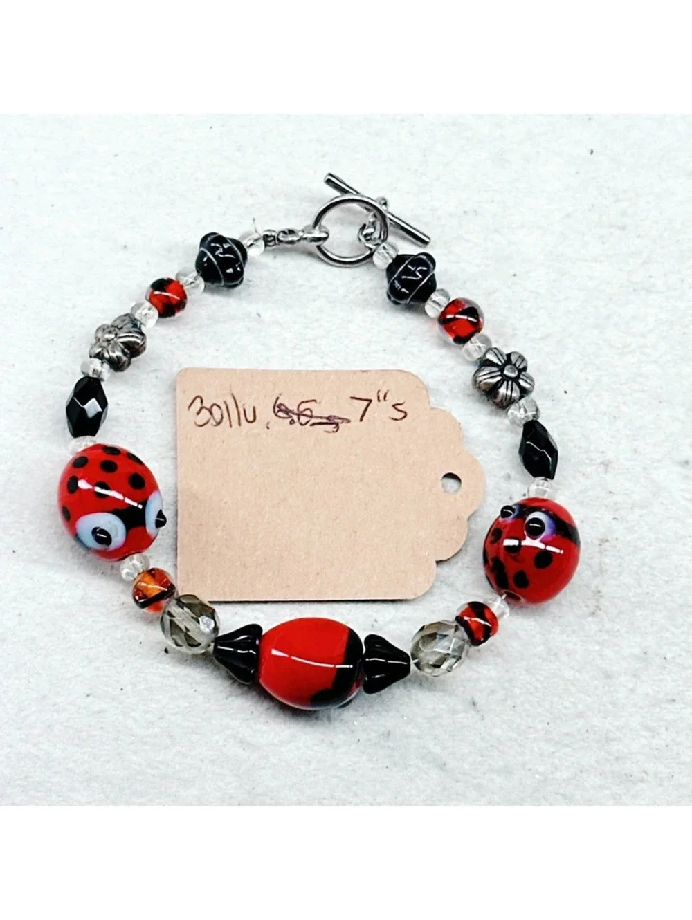 N/A 7” ladybugs