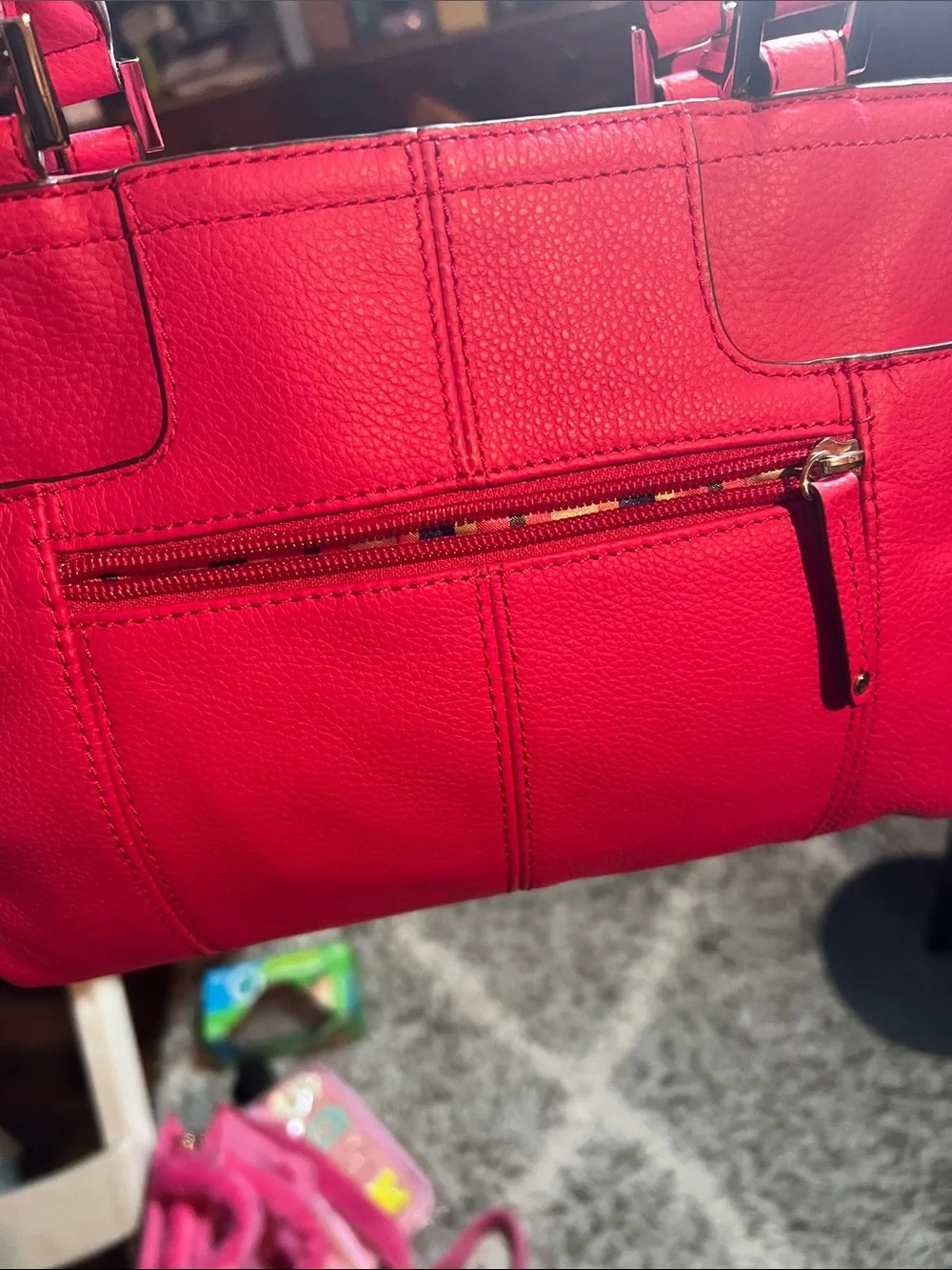 Tignanello pink leather