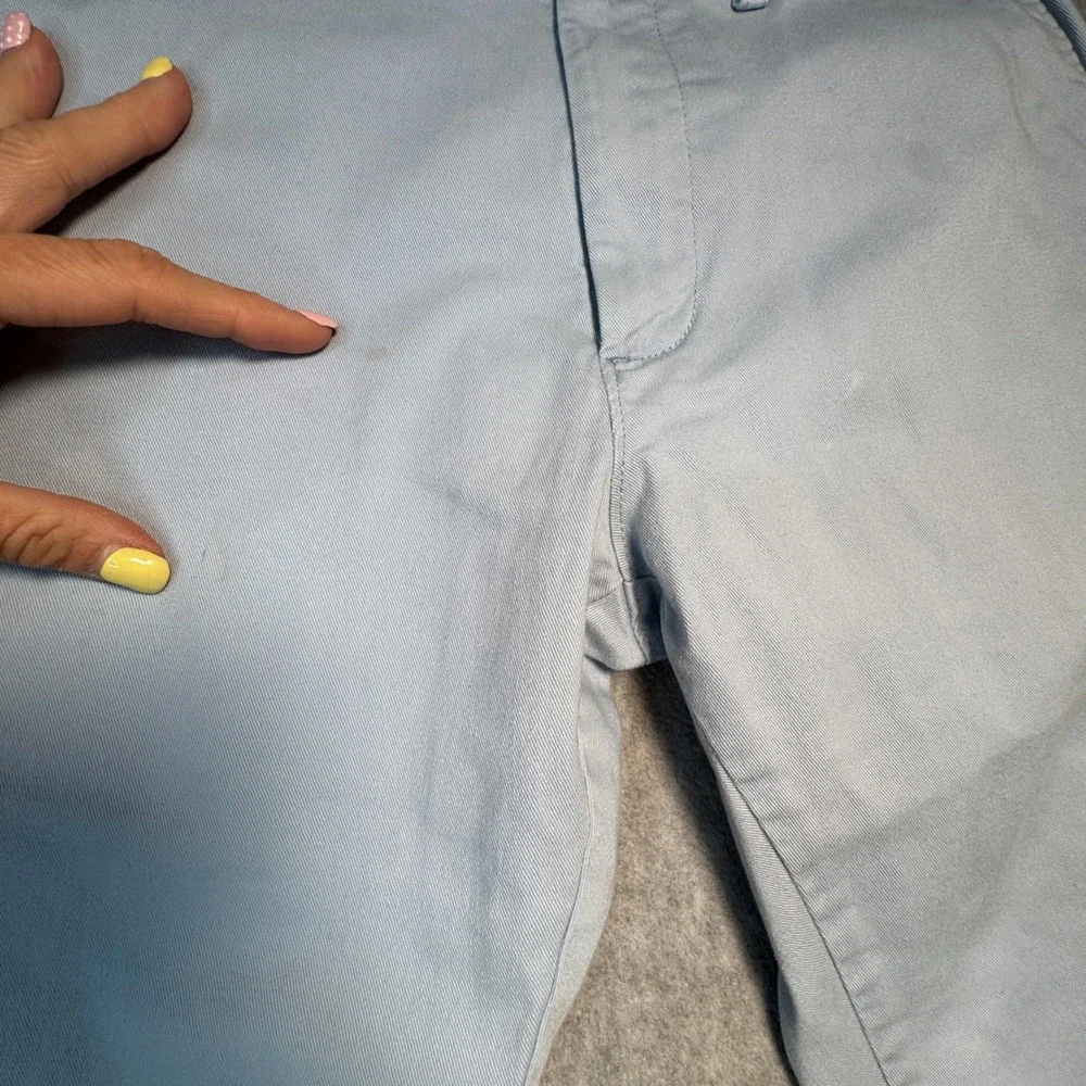 J Crew Flex Slim Chino‎ Pants Mens 30x32 Light Blue Stretch Reimagined