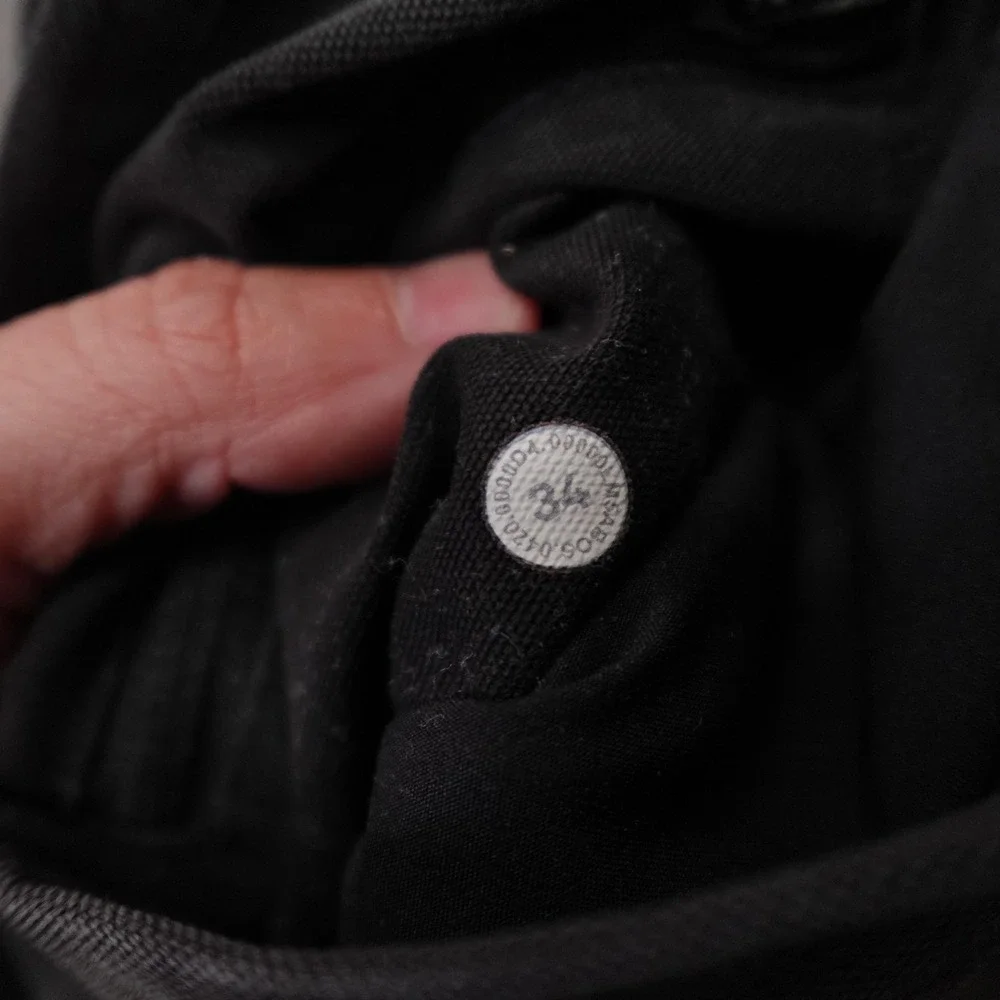 Lululemon Pants Mens 34x33 Black ABC Utilitech Slim Fit Stretch 5 Pocket Chino