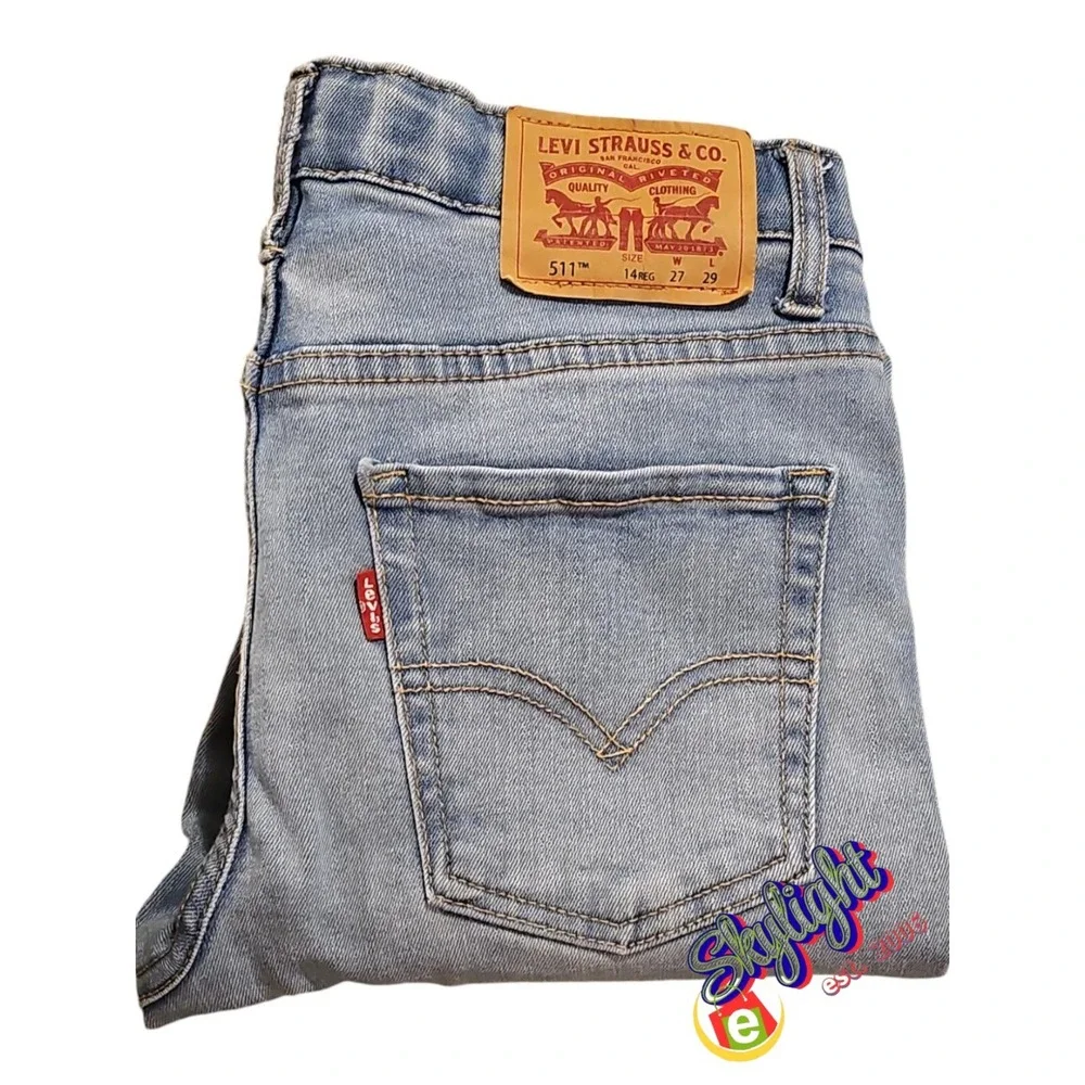 Levis 511‎ Elastic Adjustable waist Jeans Size 14R