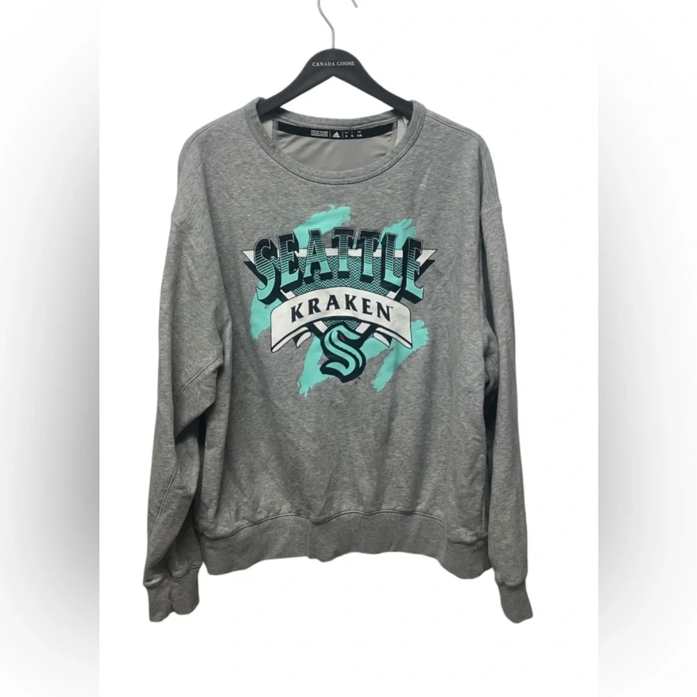 Seattle Kraken Ice‎ Hockey sweatshirt. Adidas.