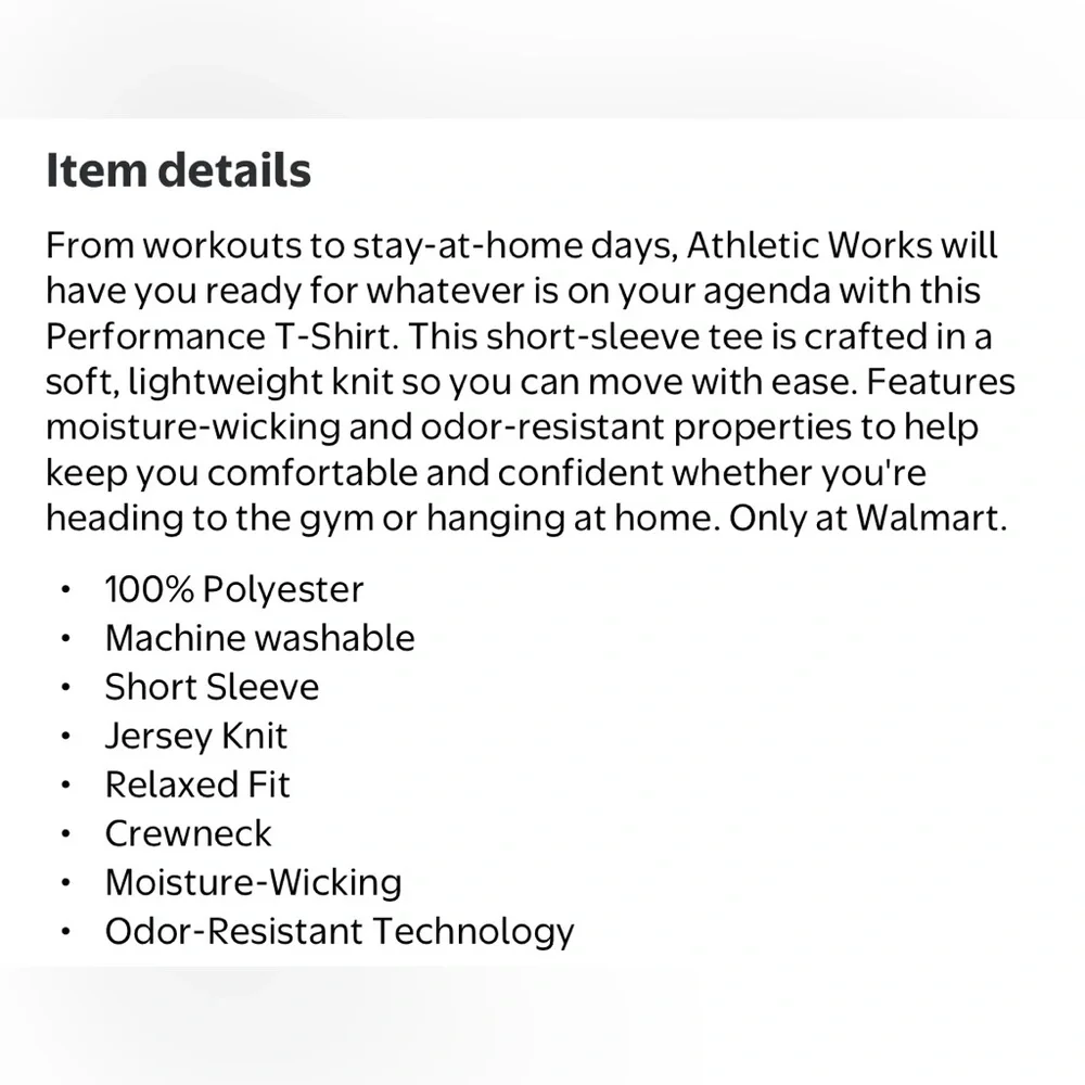 Athletic Works new tags