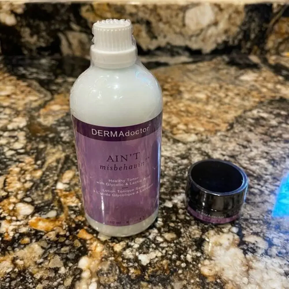 NEW DERMAdoctor Ain't MisBehavin' Toner‎ & Kakadu C Eye Soufflé Beauty Bundle