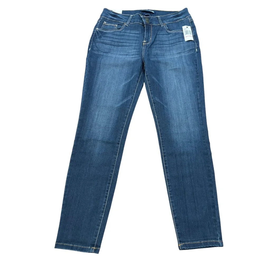 Wallflower Hayden Jeans Dark Wash‎ Denim Slim Fit Size 13 Short