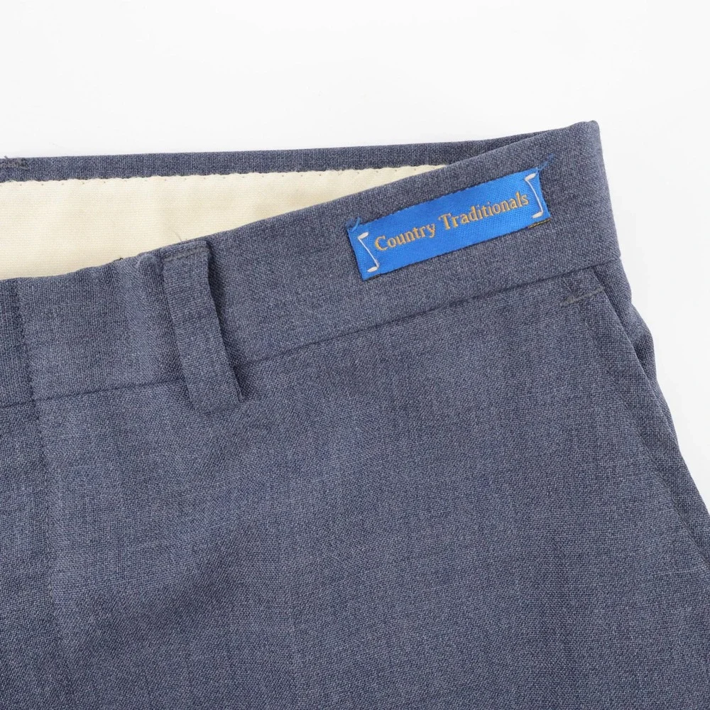 Pendleton Country Traditionals Wool Dress Pants Blue Mens 36x29 Minor Flaws‎