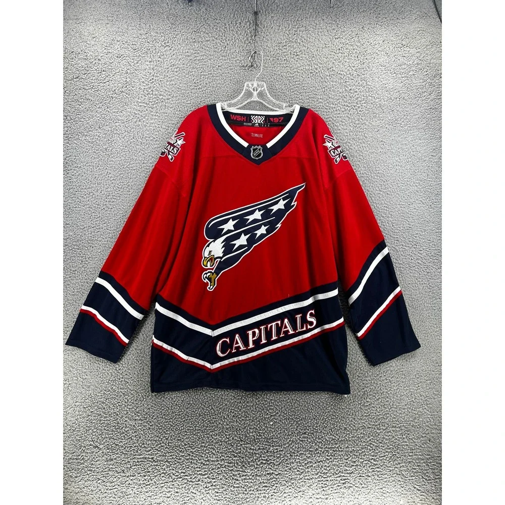 Adidas Washington Capitals Reverse Retro 1.0 Screaming Eagle‎ Jersey Red Mens 54