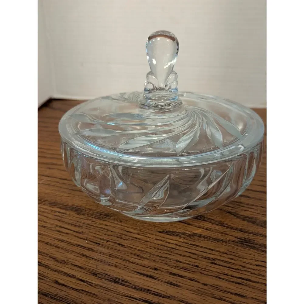 Vintage clear pressed