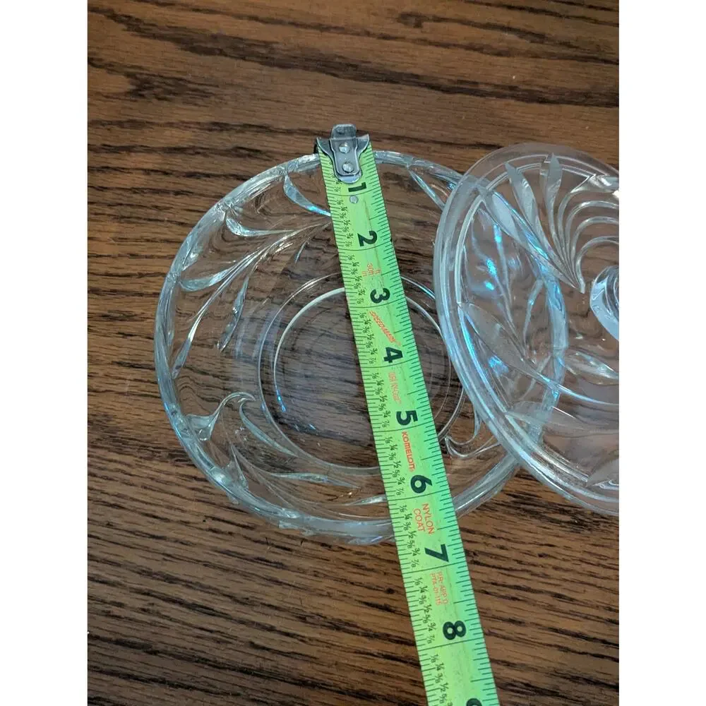 Vintage clear pressed