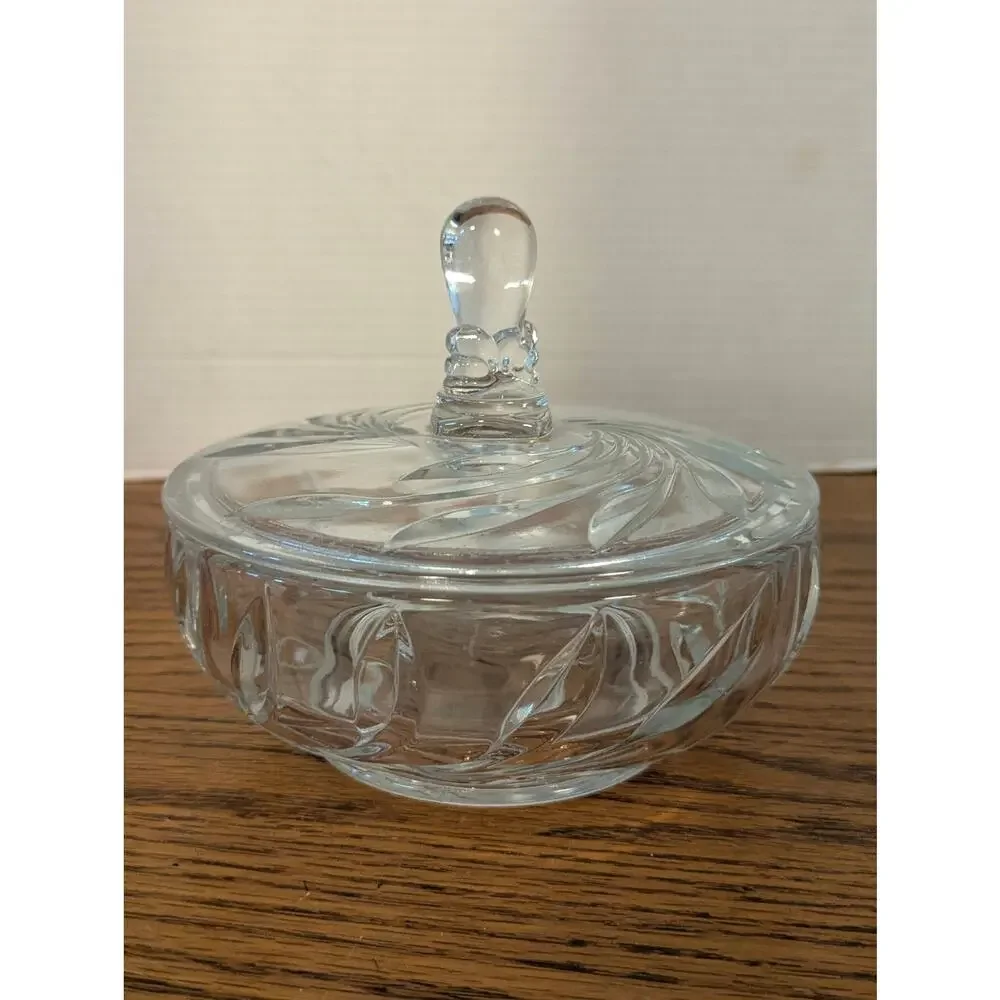Vintage clear pressed