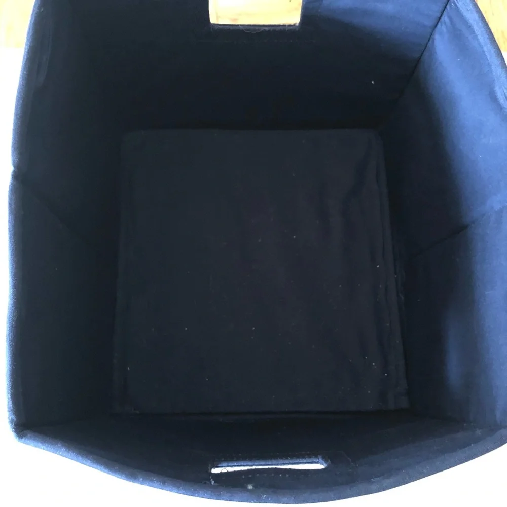 Set of 2 Carter's Navy Blue Storage Bins with Animal Design