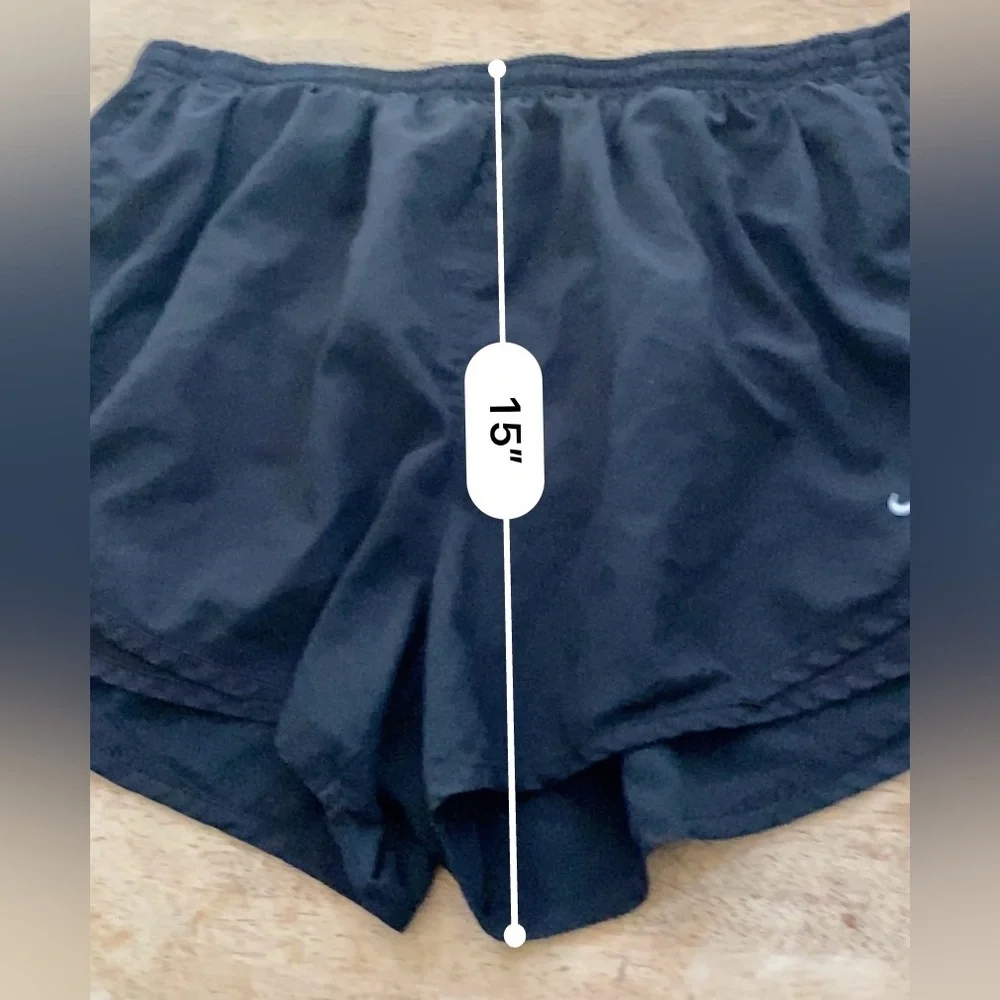 Nike Dri Fit Tempo Women’s Sz XL Black‎ Athletic Shorts