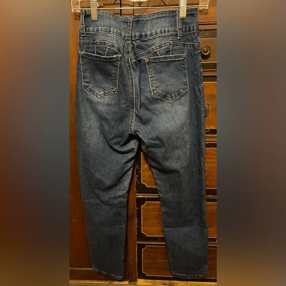 Blue Republic Trendy Distressed Skinny Jeans in Blue