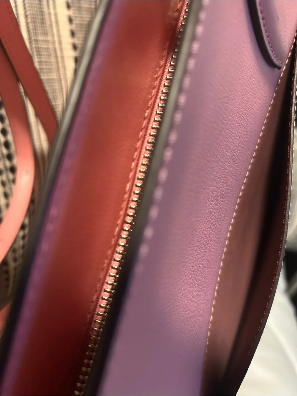kate spade Pink Leather Tote with Spade Charm NWT