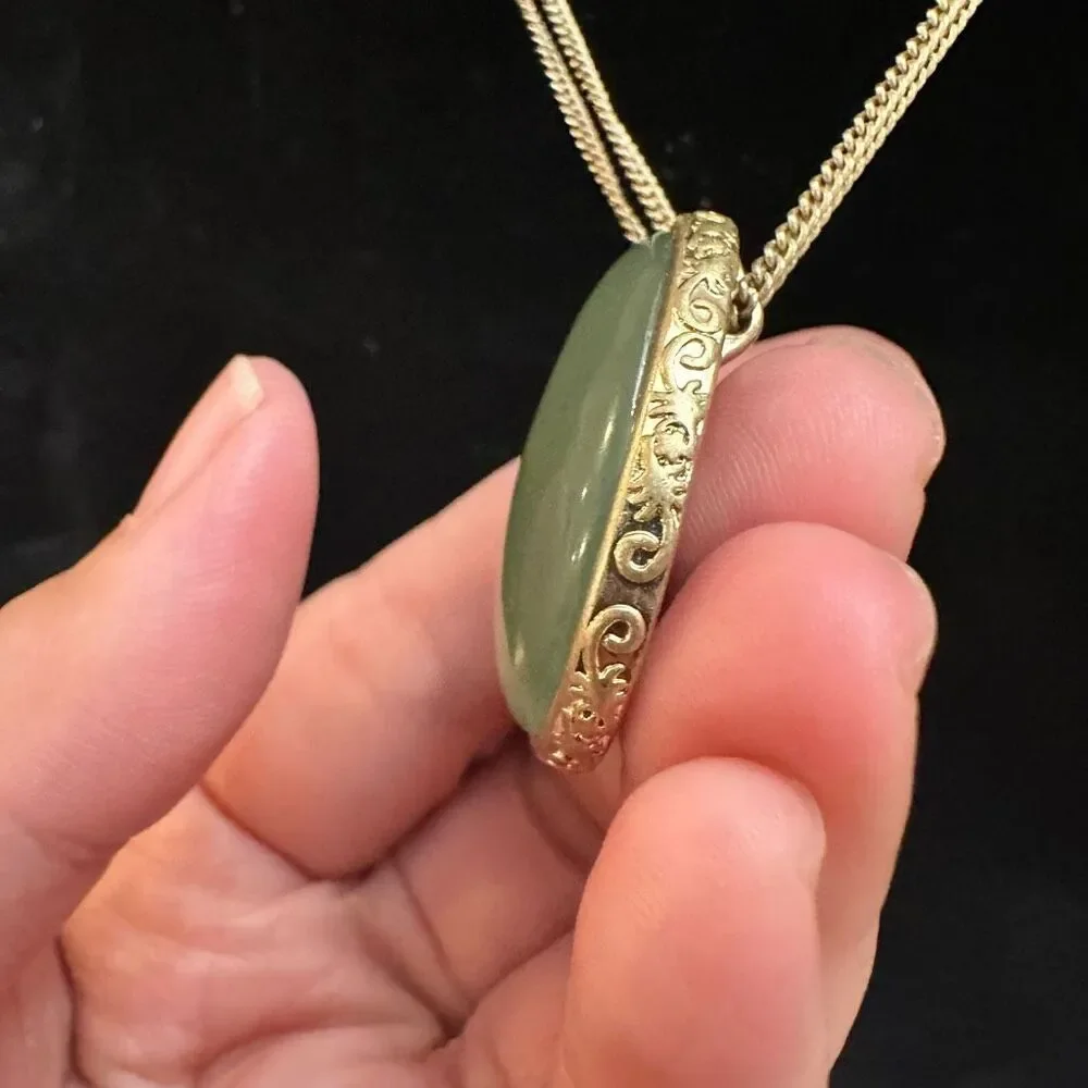 Monet vintage jade