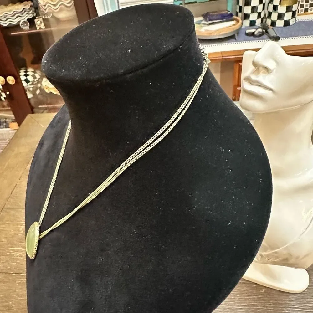 Monet vintage jade