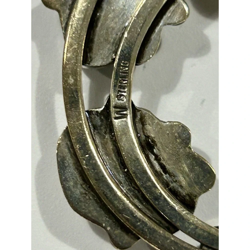 Wayne Etsitty Dine Navajo/ Sterling W Signed please see