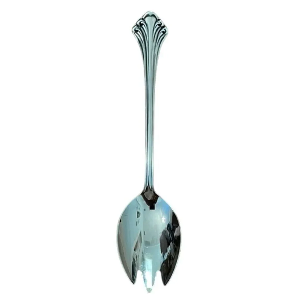 Towle Colonial Plume Stainless Serving Spoon Tablespoon 8 5/8