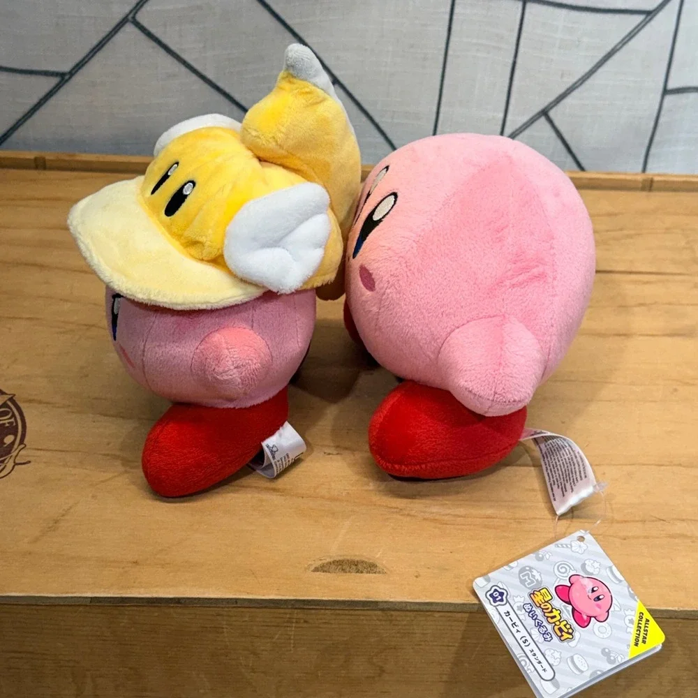 Nintendo Kirby All Star Collection‎ Plush Set Wing Kirby & Standard San-Ei S