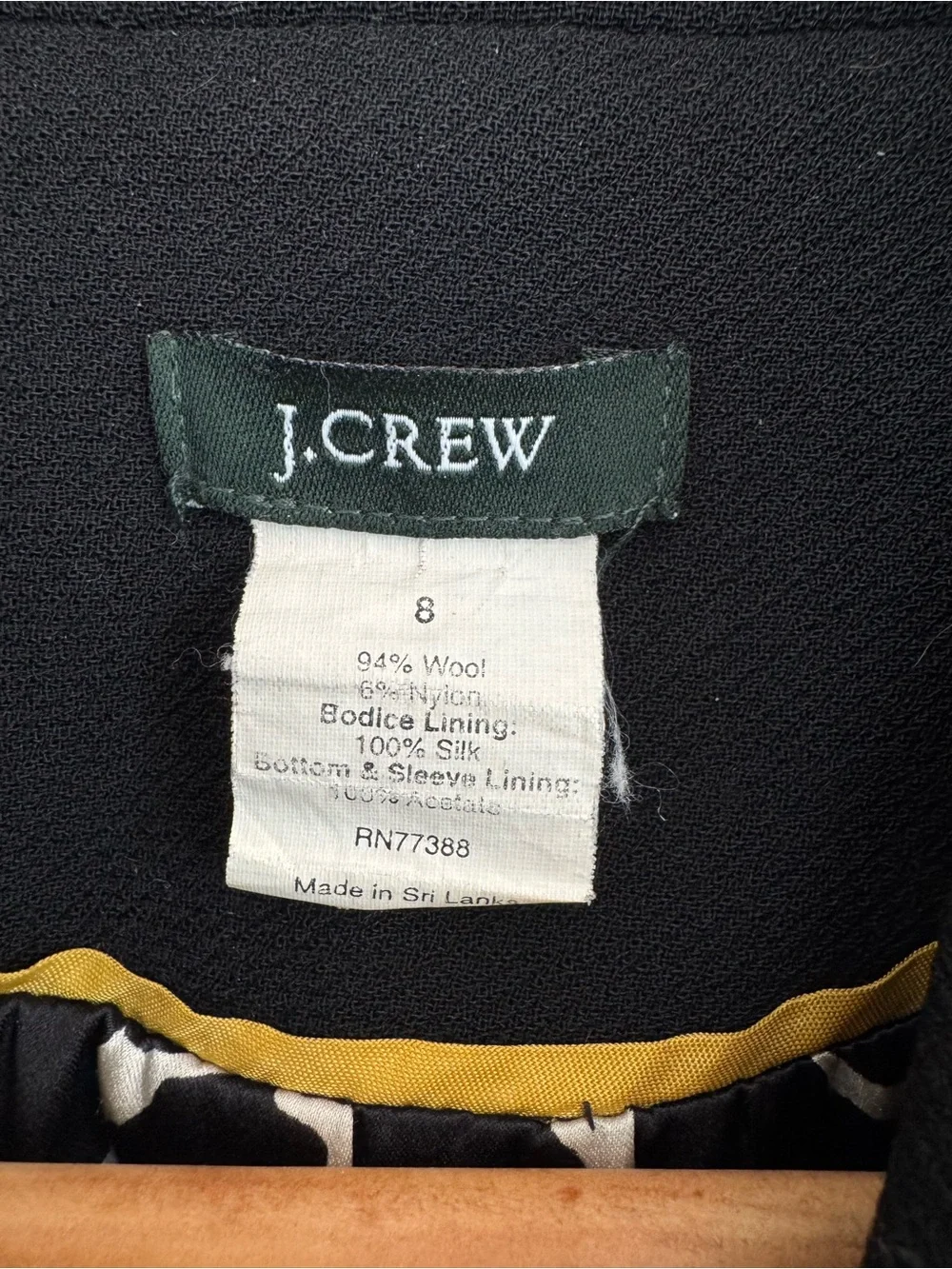 J. Crew classic black