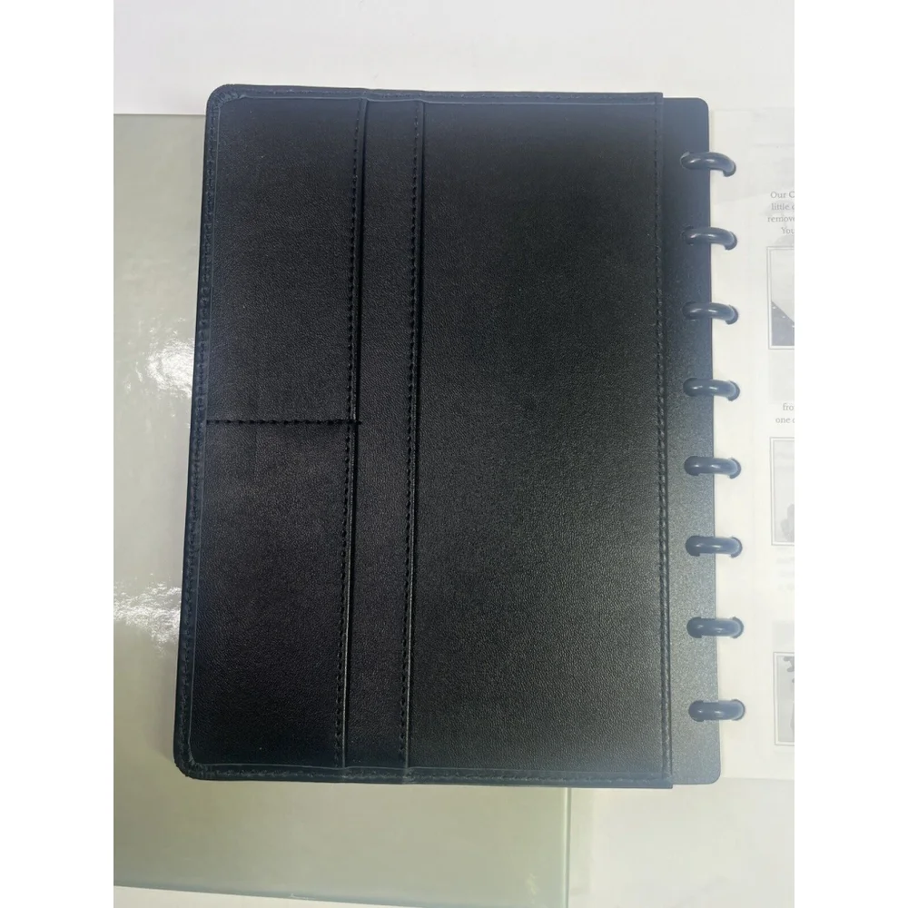 Levenger black leather