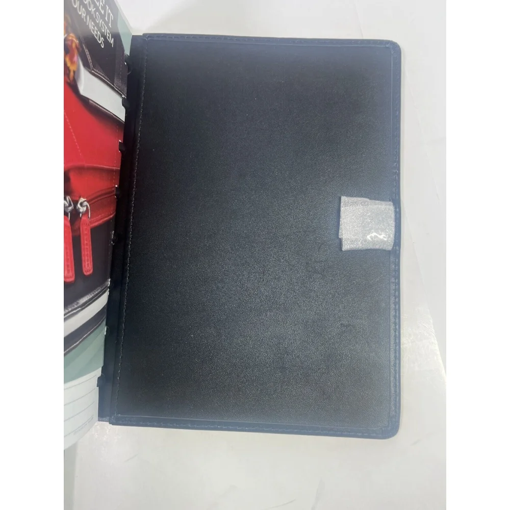 Levenger black leather
