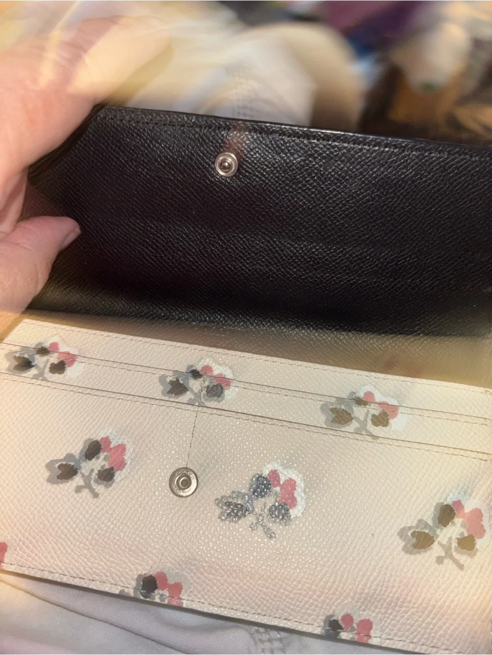 Coach leather wallet