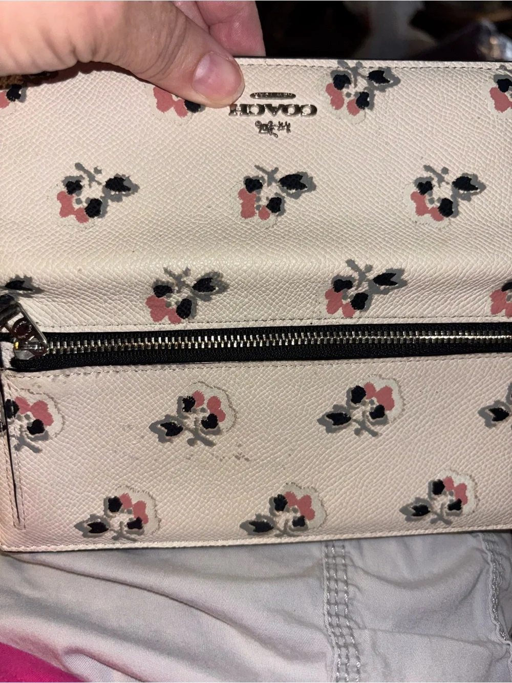 Coach leather wallet