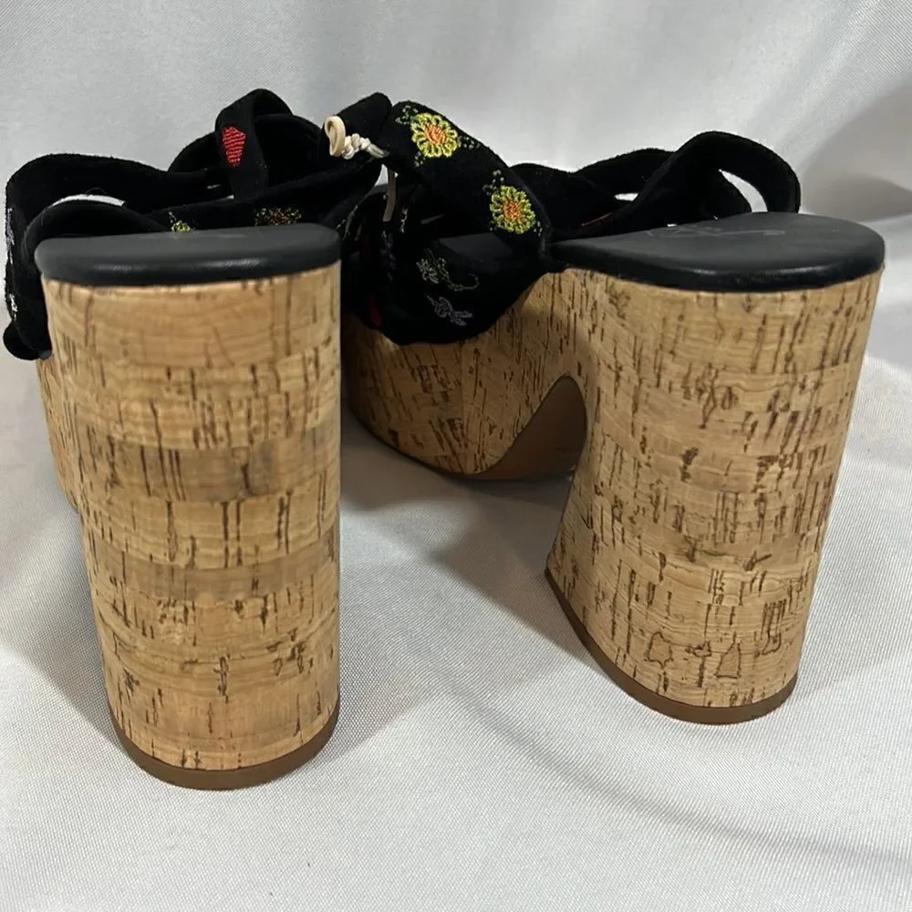 FREE PEOPLE LISBON PLATFORM MULES SIZE 39 NWT
