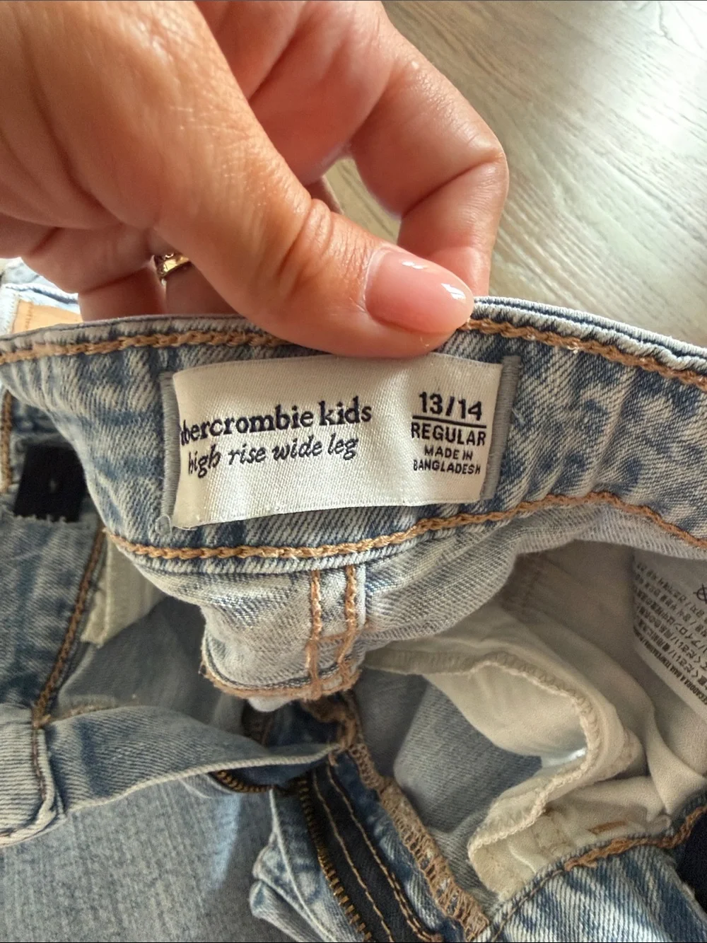 abercrombie kids light wash
