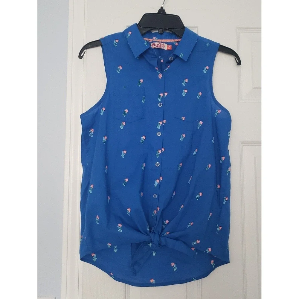 So Girls Sleeveless Sleeveless Blouse Size‎ 16