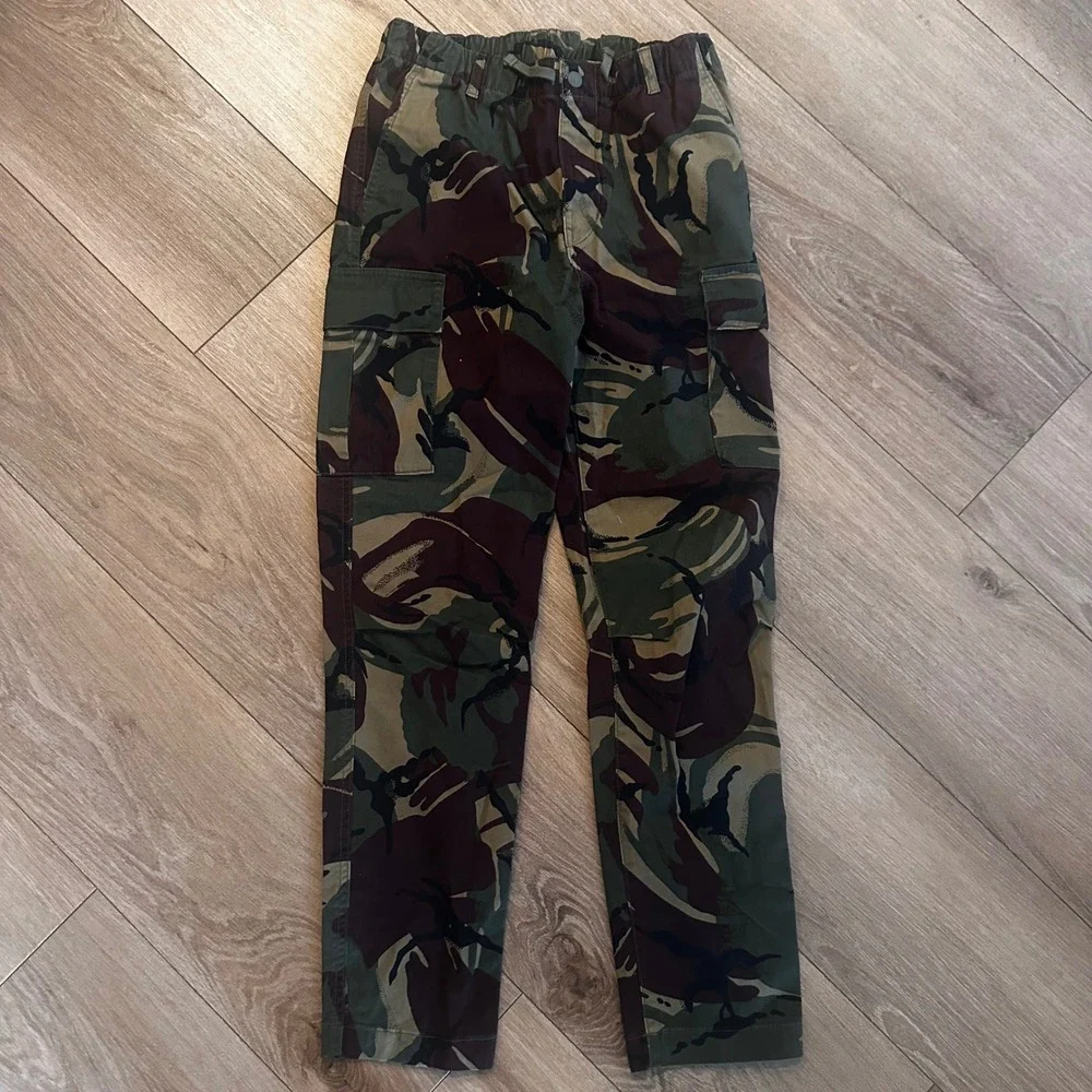 Polo Ralph Lauren Kids Camo Cargo Pants Green Brown Size 16 Boys Military Style