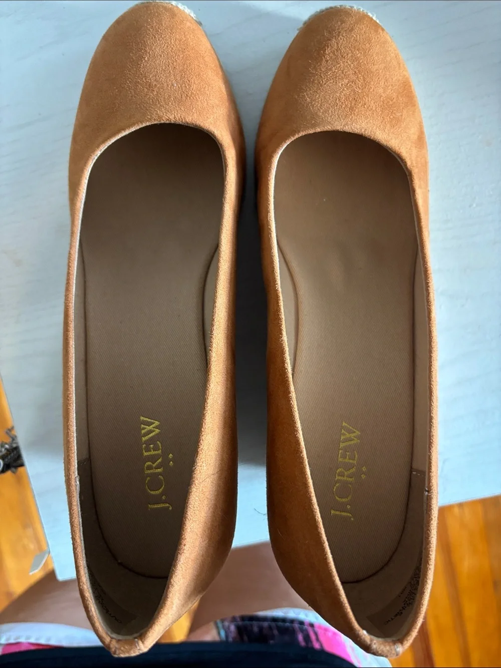 J. Crew suede upper