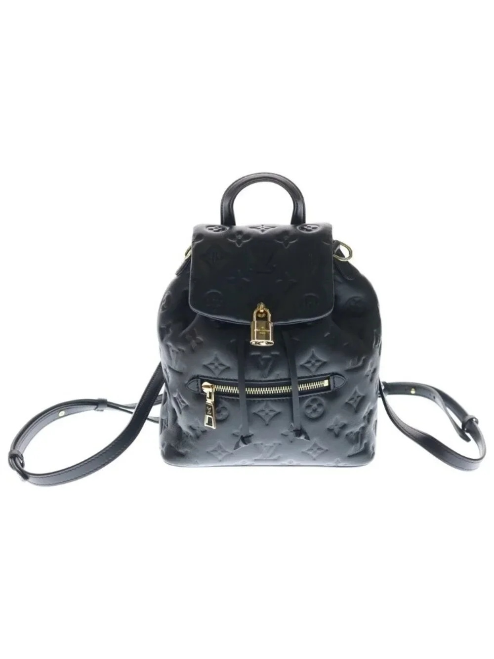 Louis Vuitton Coussan Backpack PM Black Leather Gold