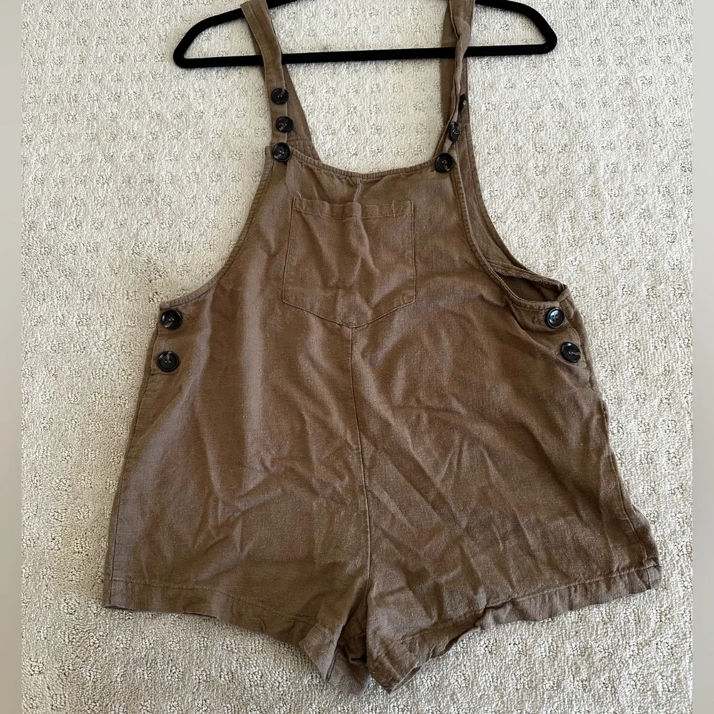 Lulus Up with the Sun Olive Green Short Overalls
