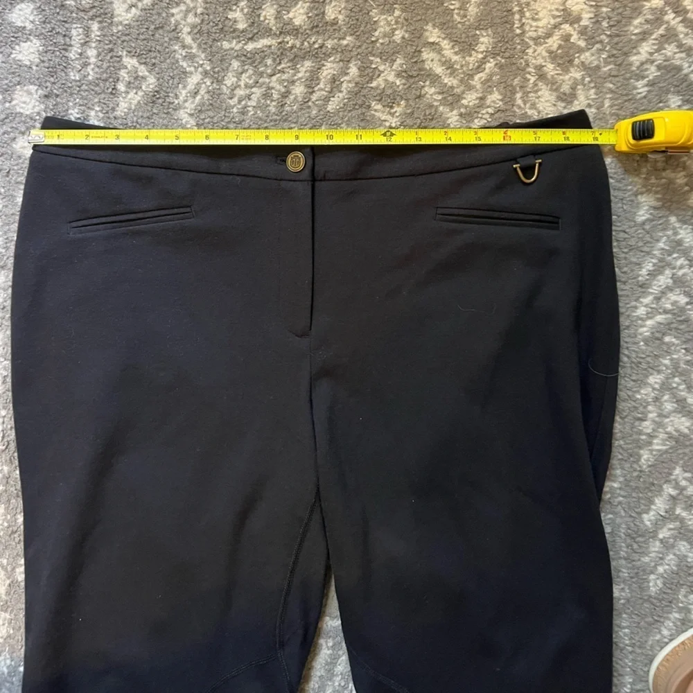 Talbots women’s riding dalton Black Dress Pants size 16P (M107)