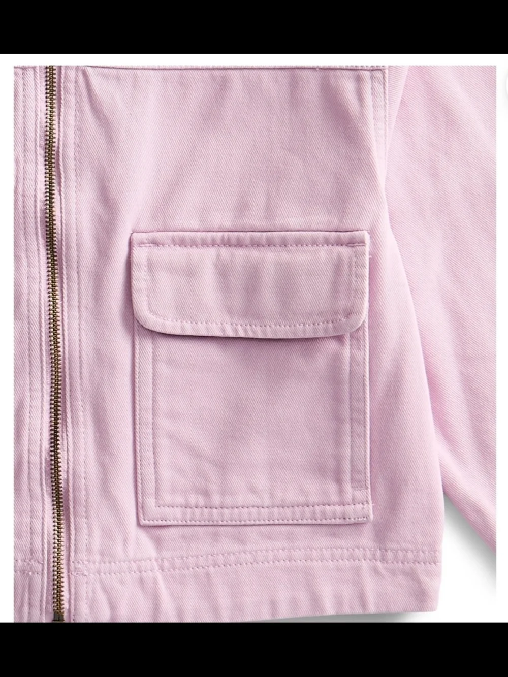 Denim Pink Girls Zip-Up Jacket - XXL 18 NWT