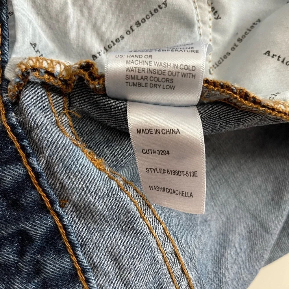 ARTICLES OF SOCIETY Coachella Denim Shorts