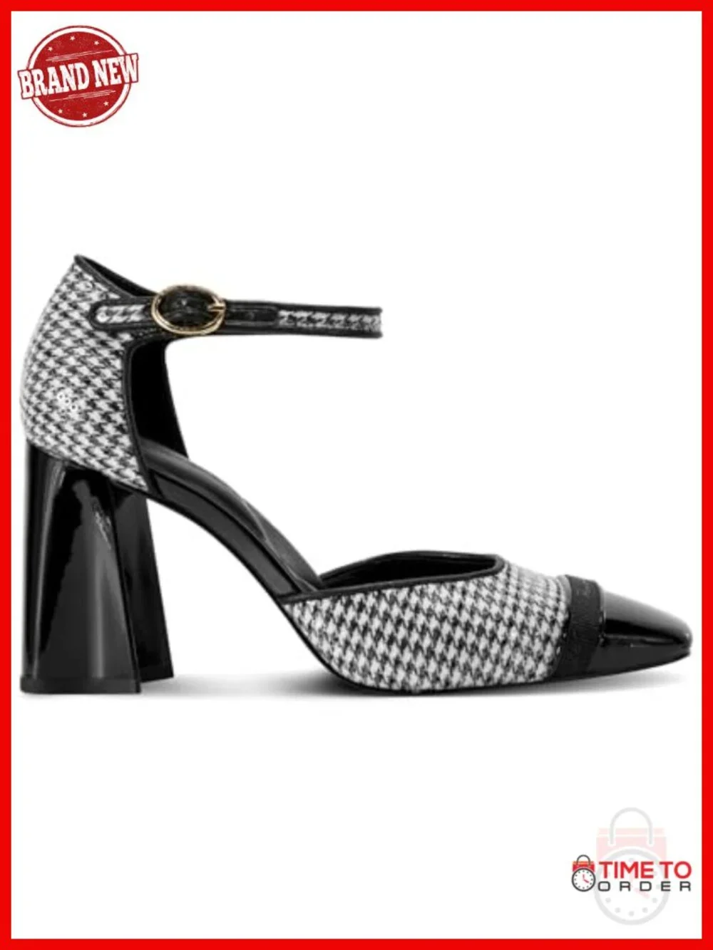 Closed Toe Block Heel Dress Heel Sandal