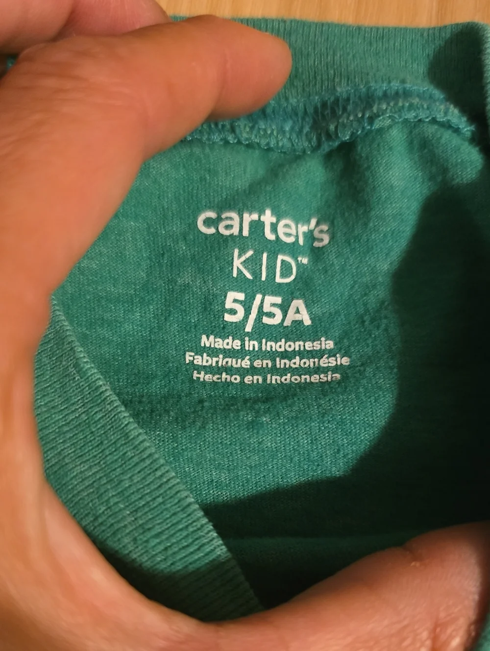 Carters teal short