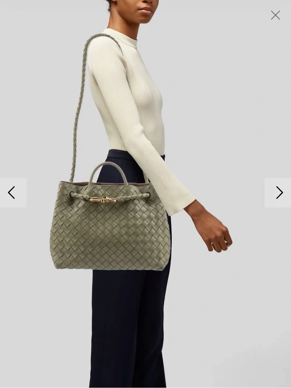 Bottega Veneta zippered detail