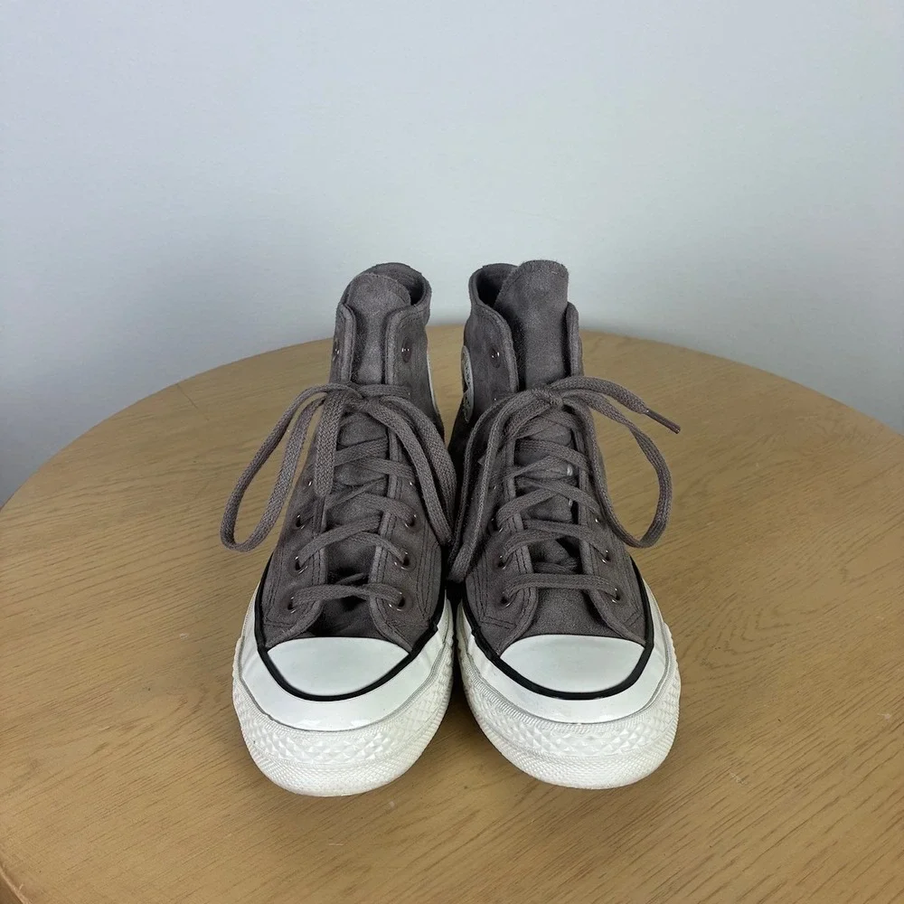 Converse Chuck 70 Hi Suede Charcoal Grey High Top Sneakers Women's 5 Retro
