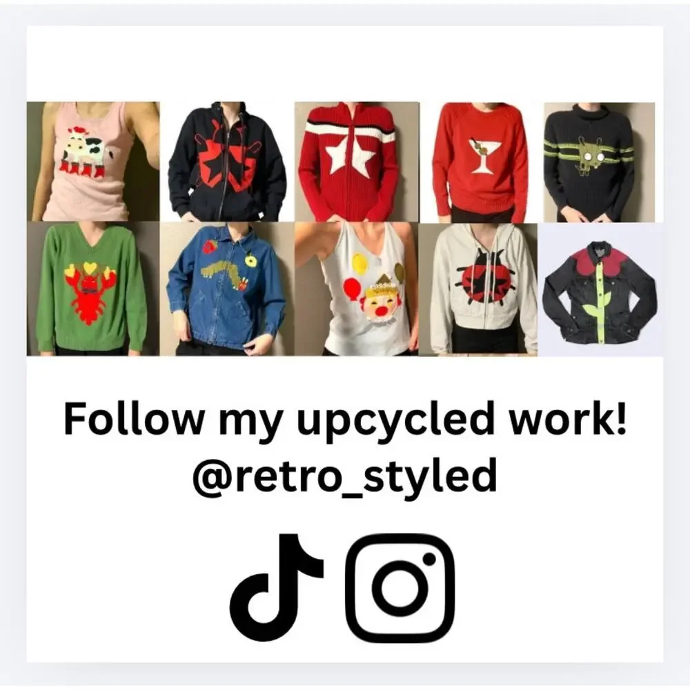 Handmade custom upcycled