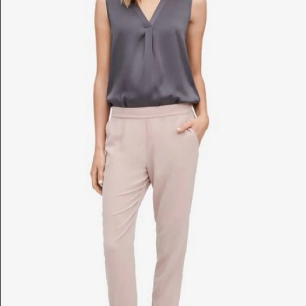 R Label The Reset Modern Crepe Jogger Pants - Soft Clay Mauve - Large